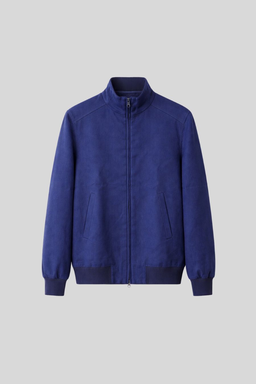 Men's linen bomber gennaro marine
