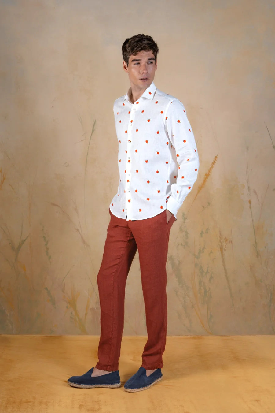 Higuera linen shirt white