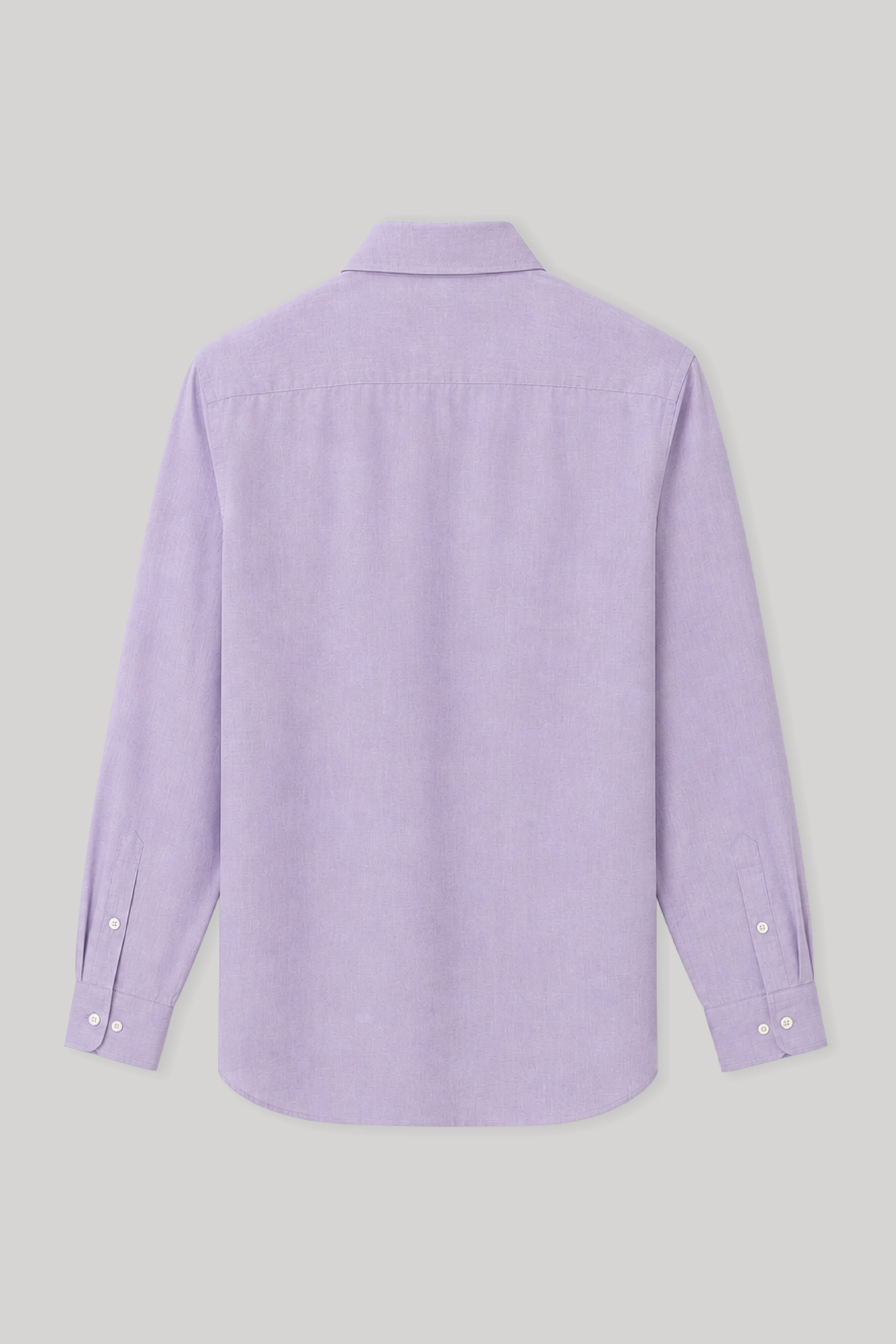 Men's linen shirt lavander fog