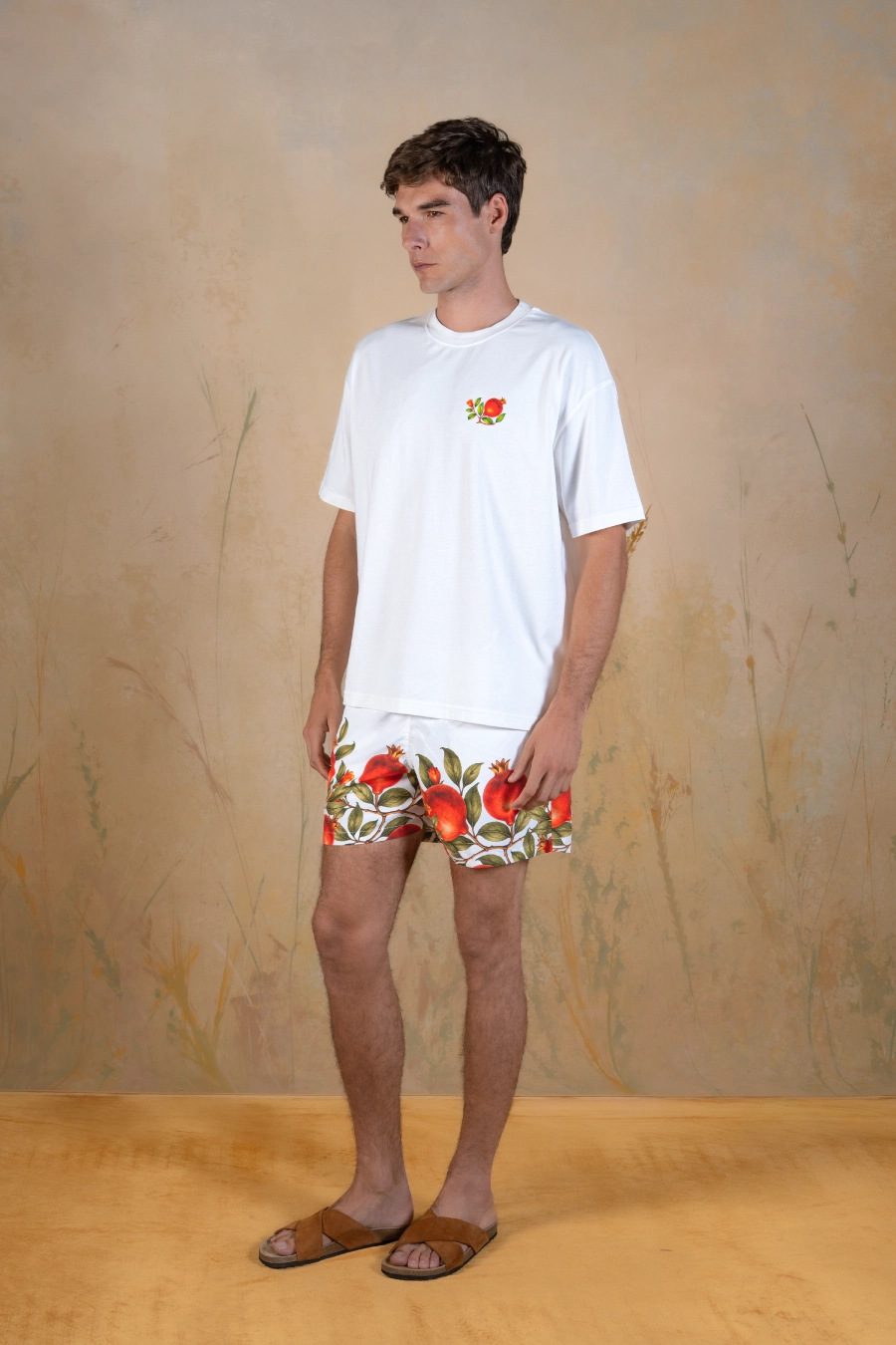 Alicer cotton t-shirt white - espalda