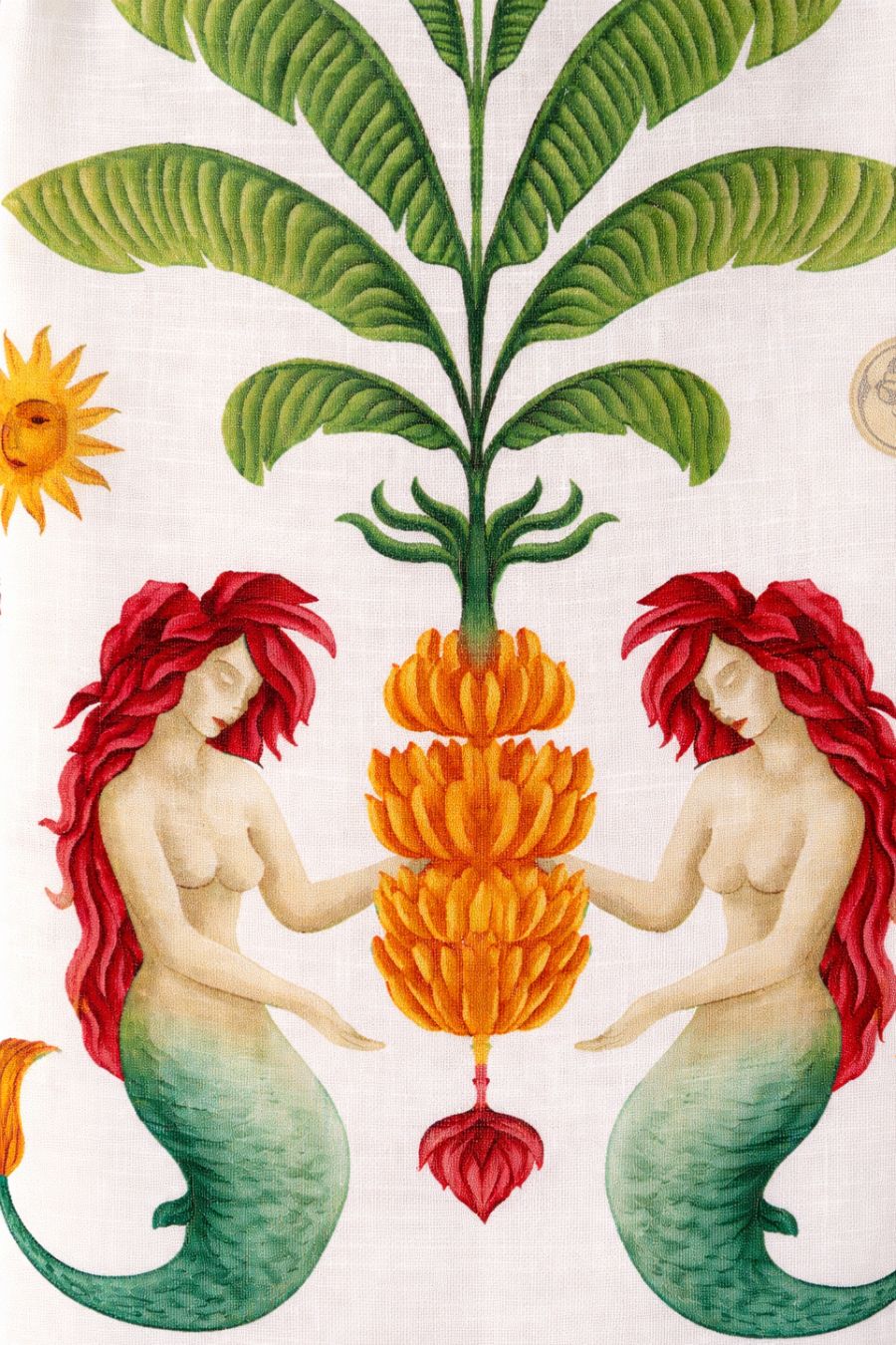 Men's linen bermuda white amanzi