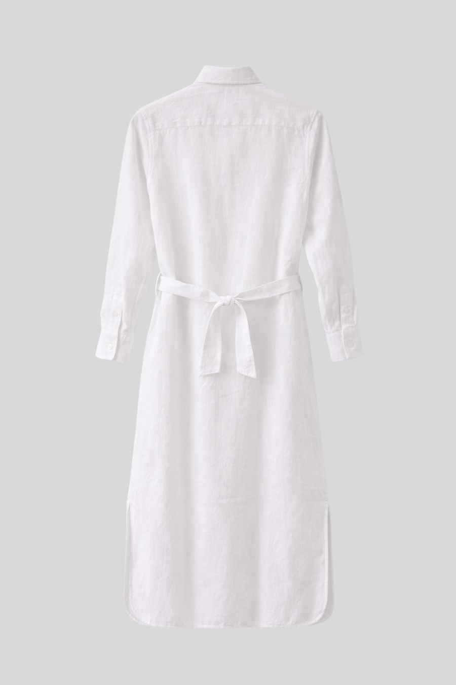 Vestido de lino martina blanco para mujer