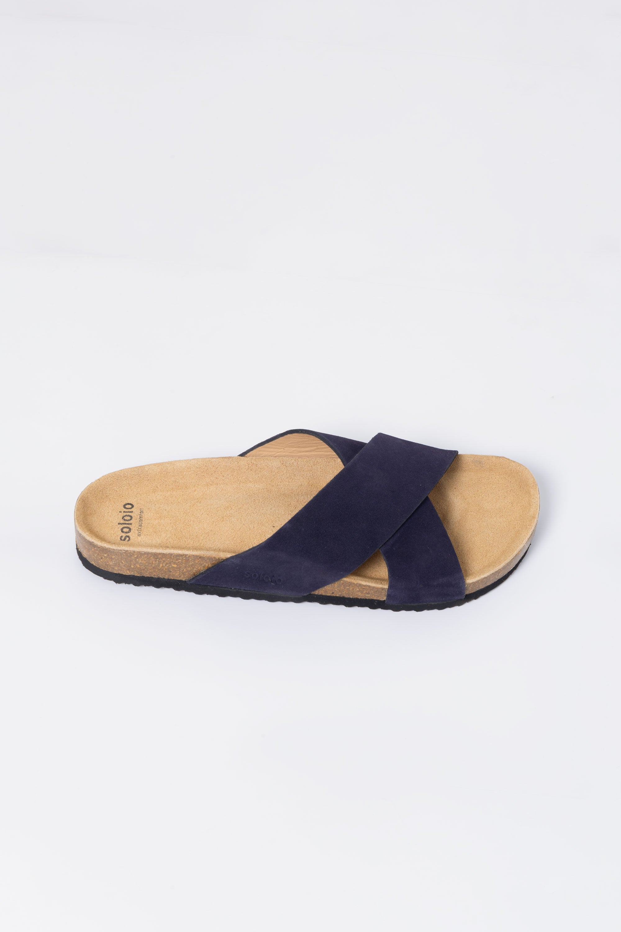 men’s crossed navy sandal