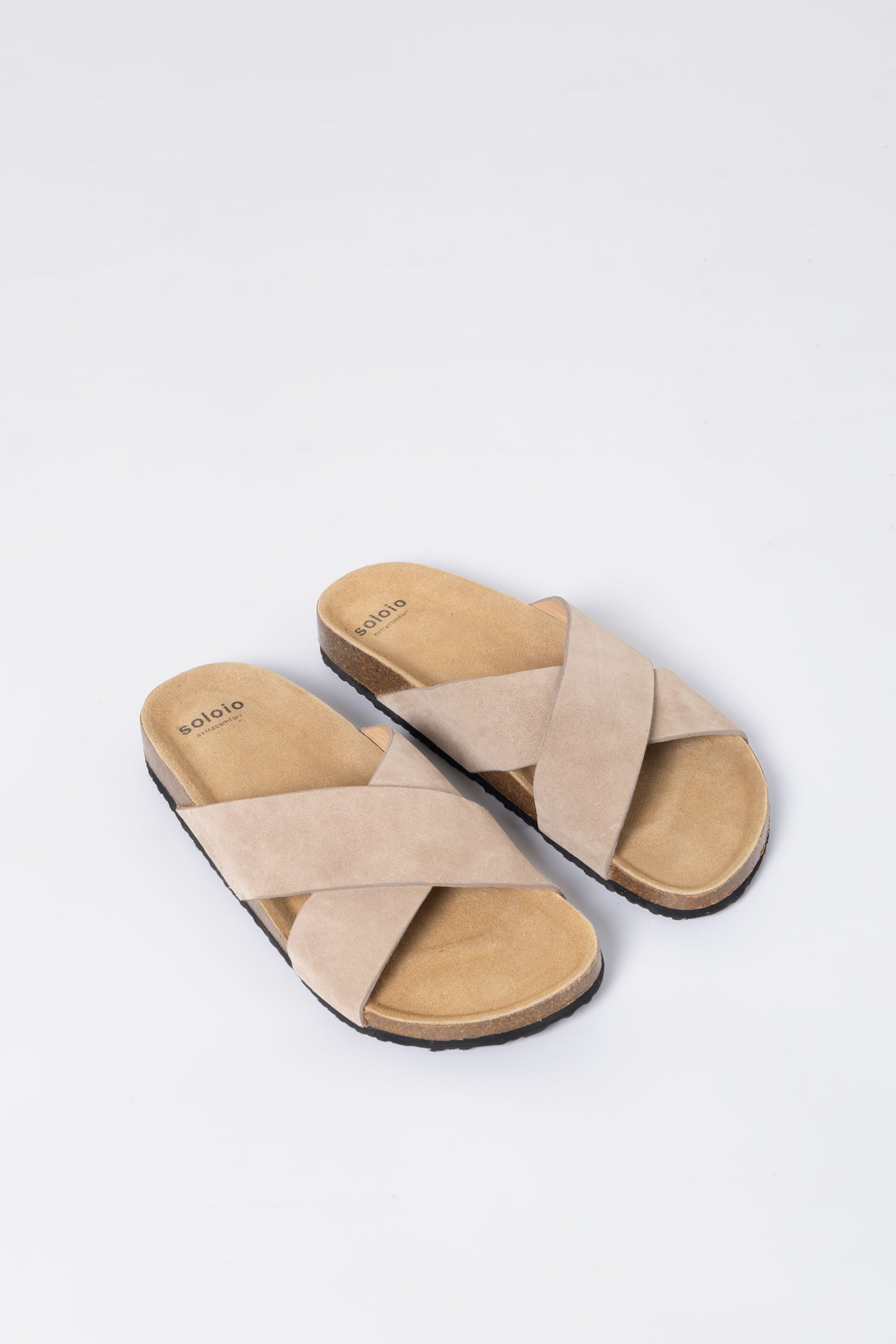 men’s crossed stone sandal
