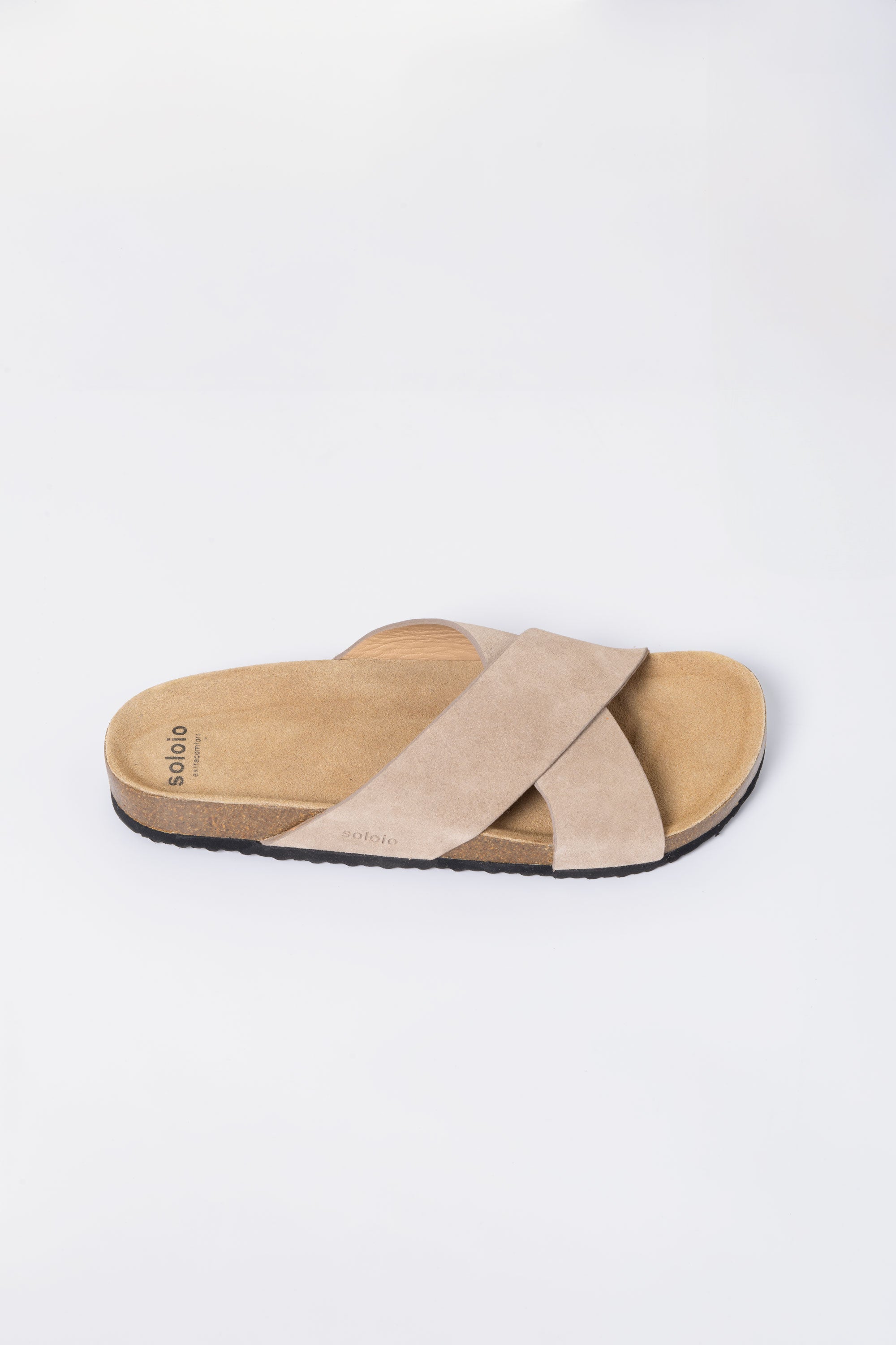 men’s crossed stone sandal