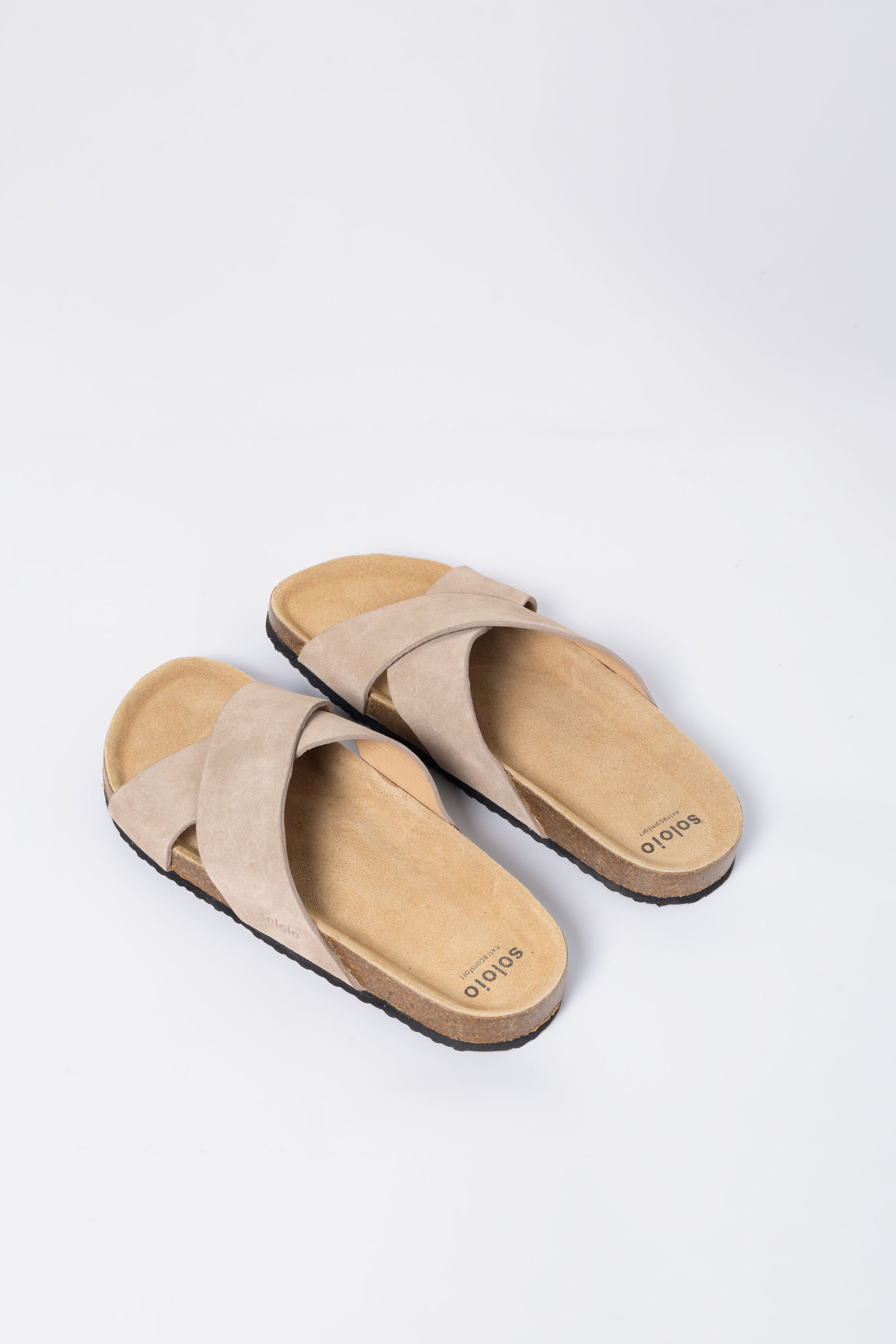 men’s crossed stone sandal