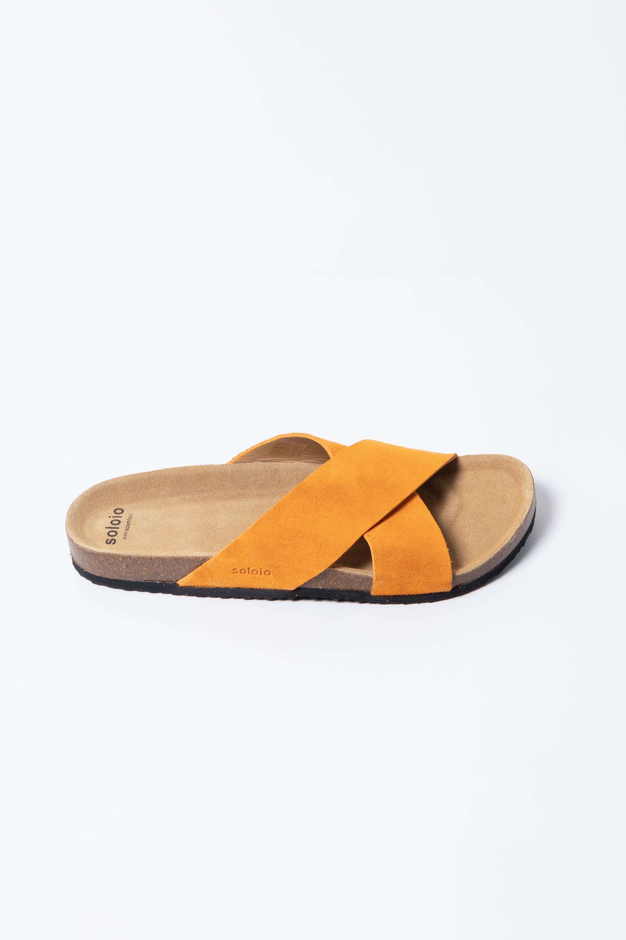 men’s crossed tangerine sandal