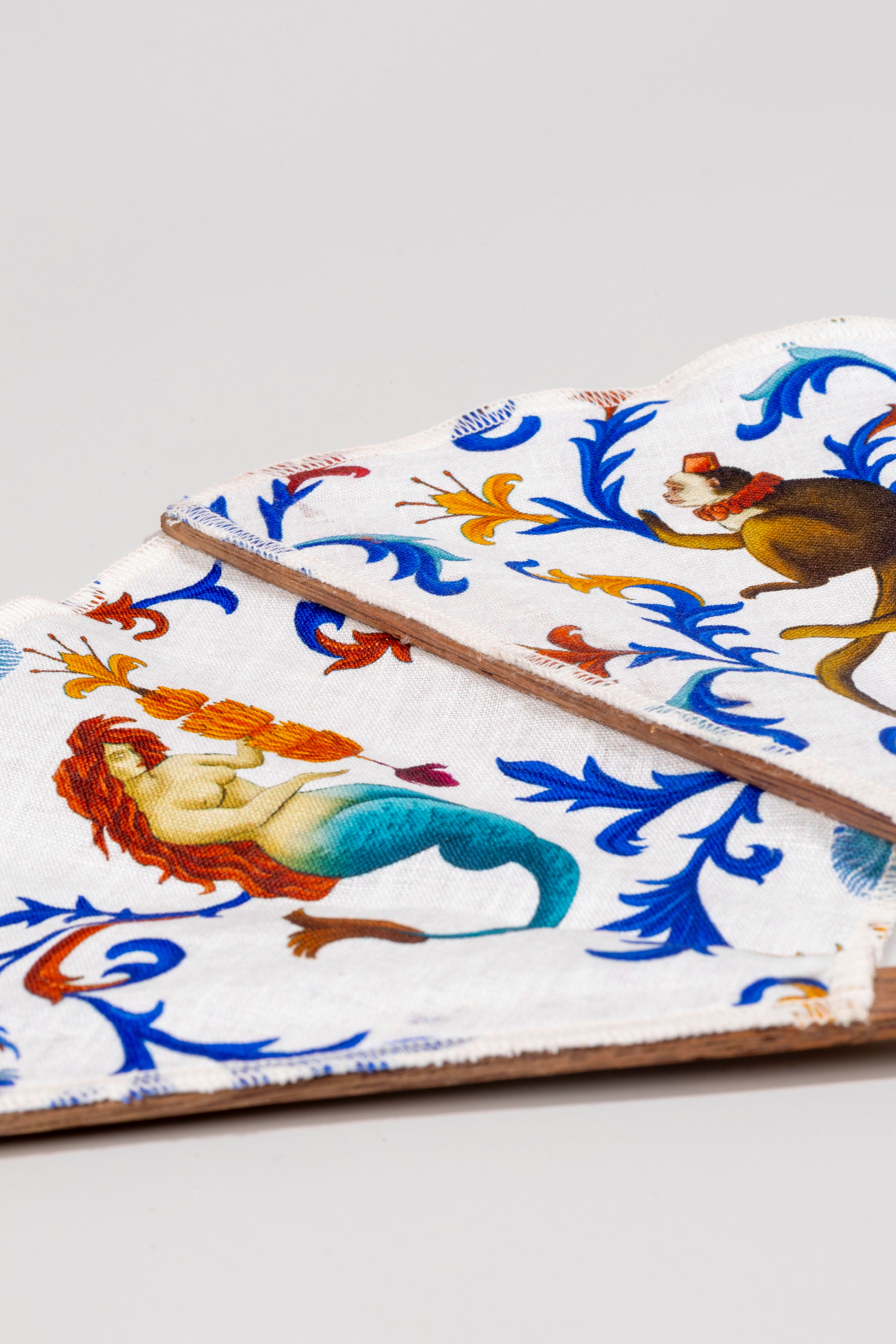 Women's linen chiron abanico