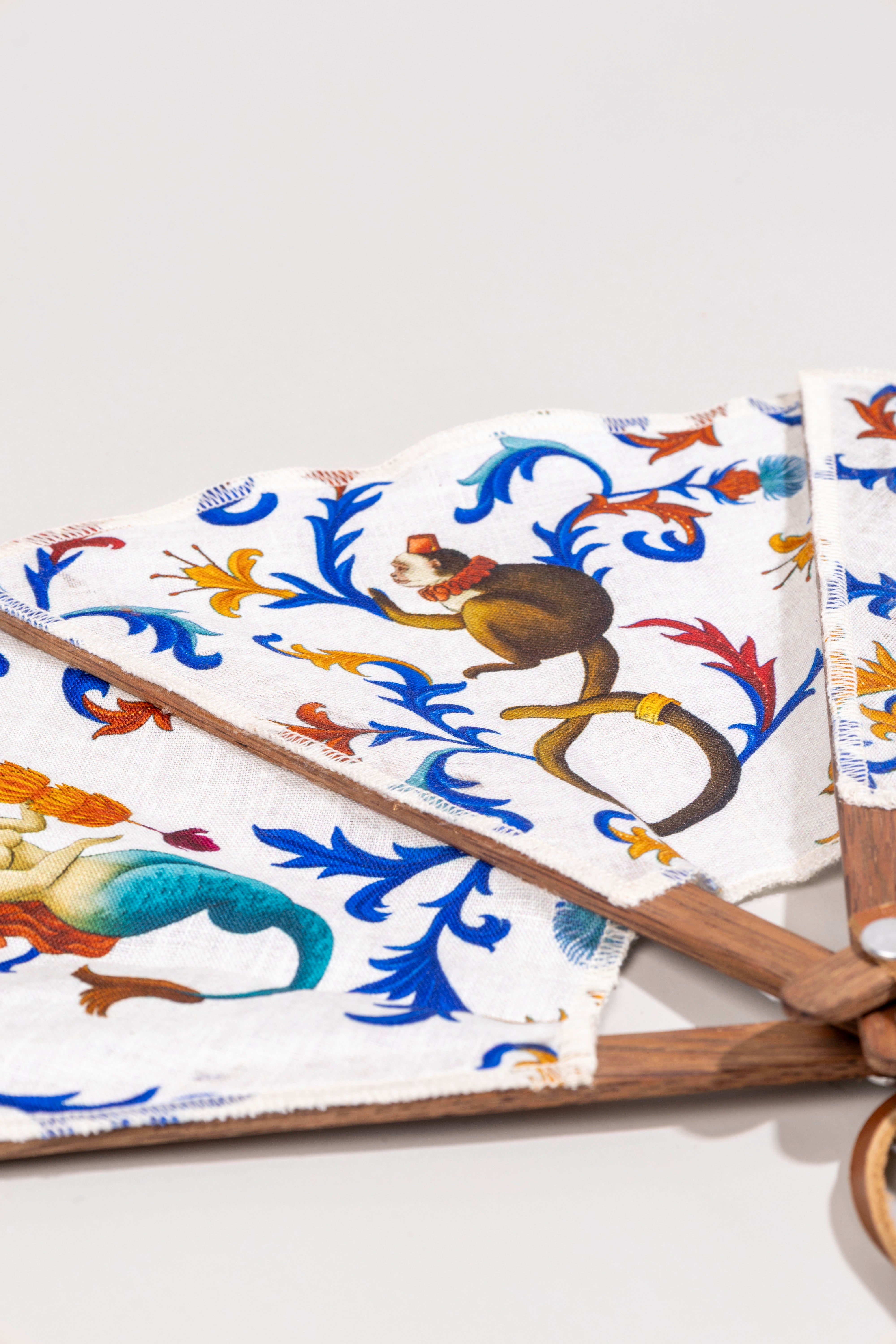 Women's linen chiron abanico