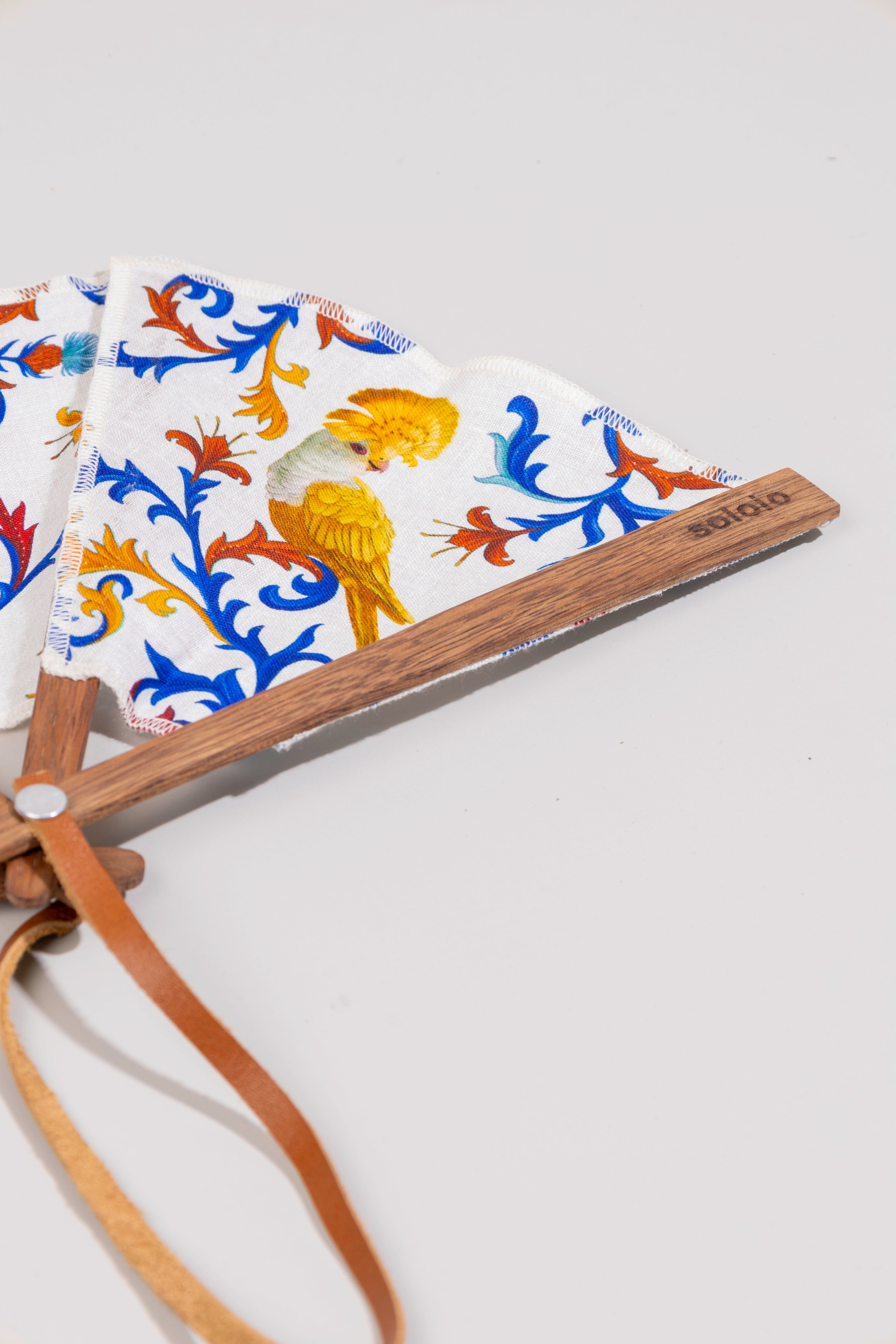 Women's linen chiron abanico