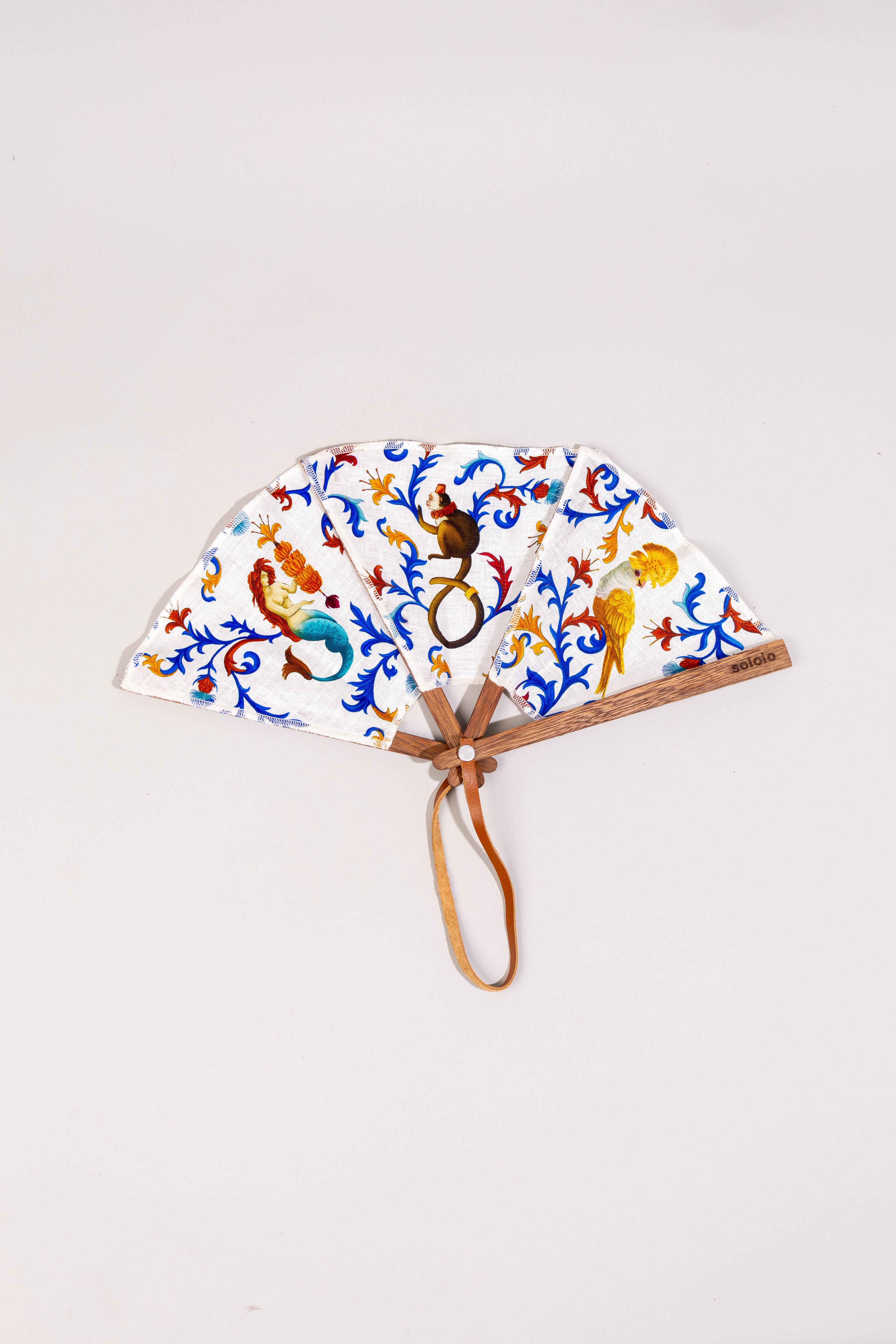 Women's linen chiron abanico