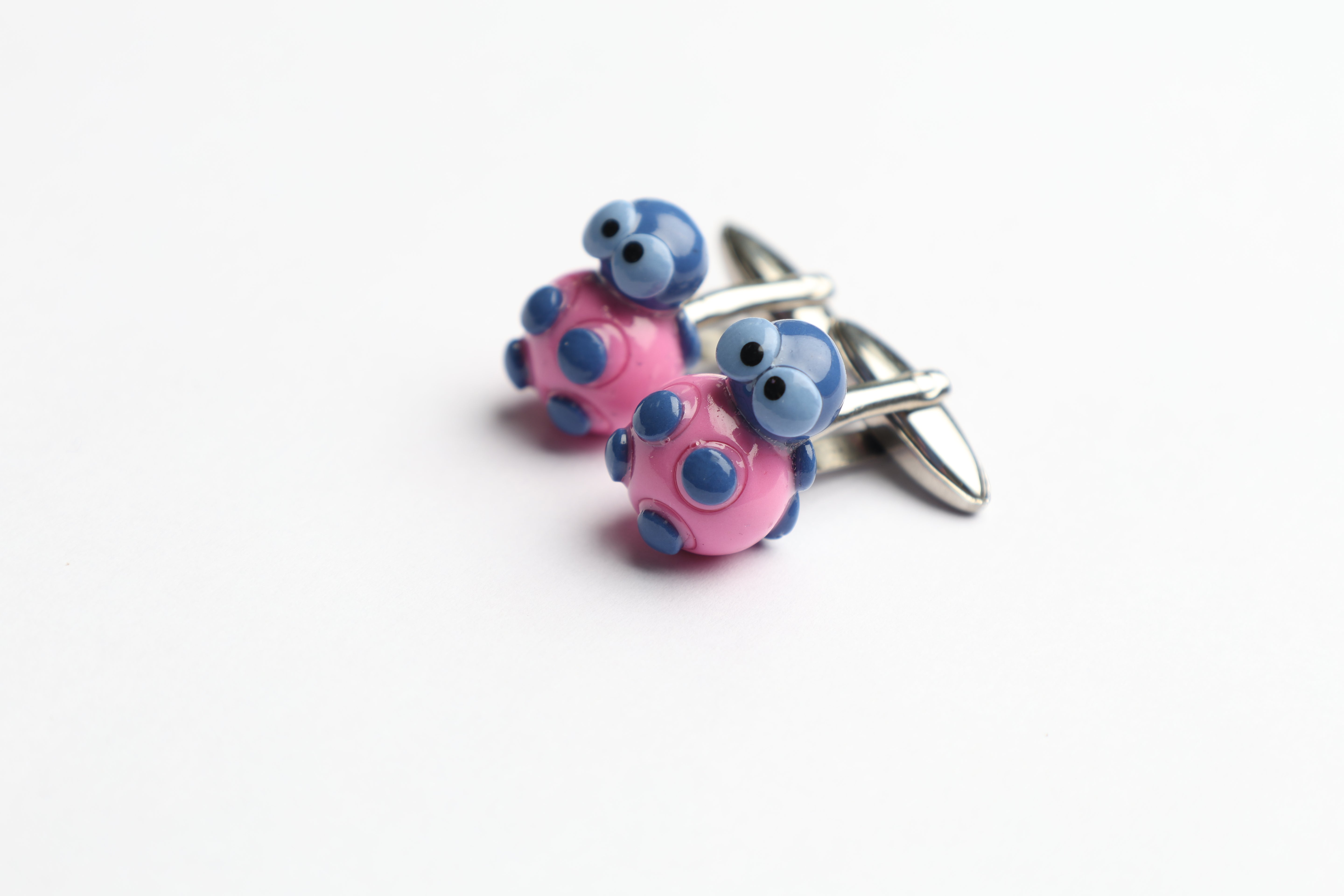 men’s twin turtles resin cufflinks