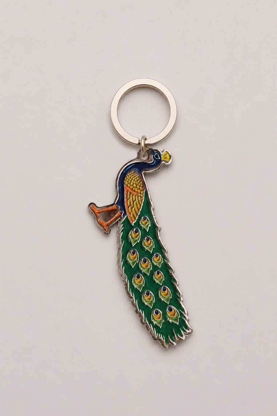 Peacock Keychain Opulence
