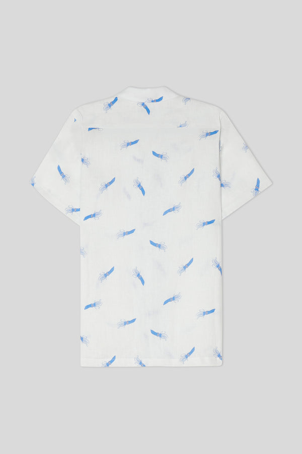 acqua linen shirt mc white