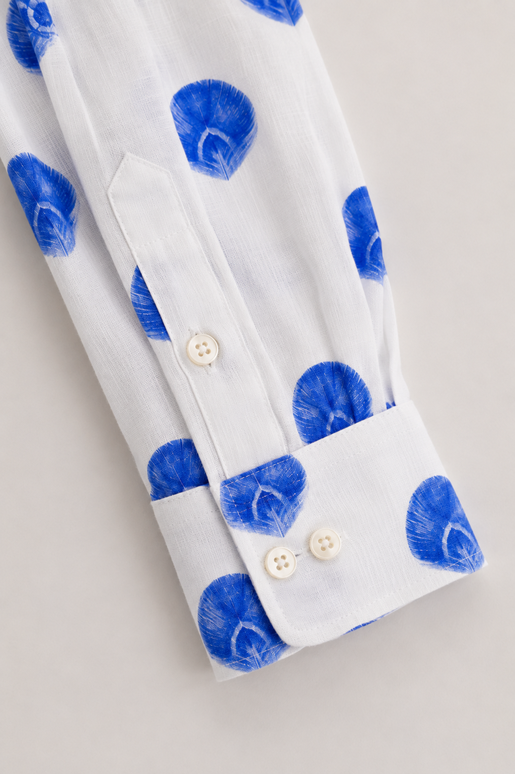 Men's Ventaligo linen shirt blue
