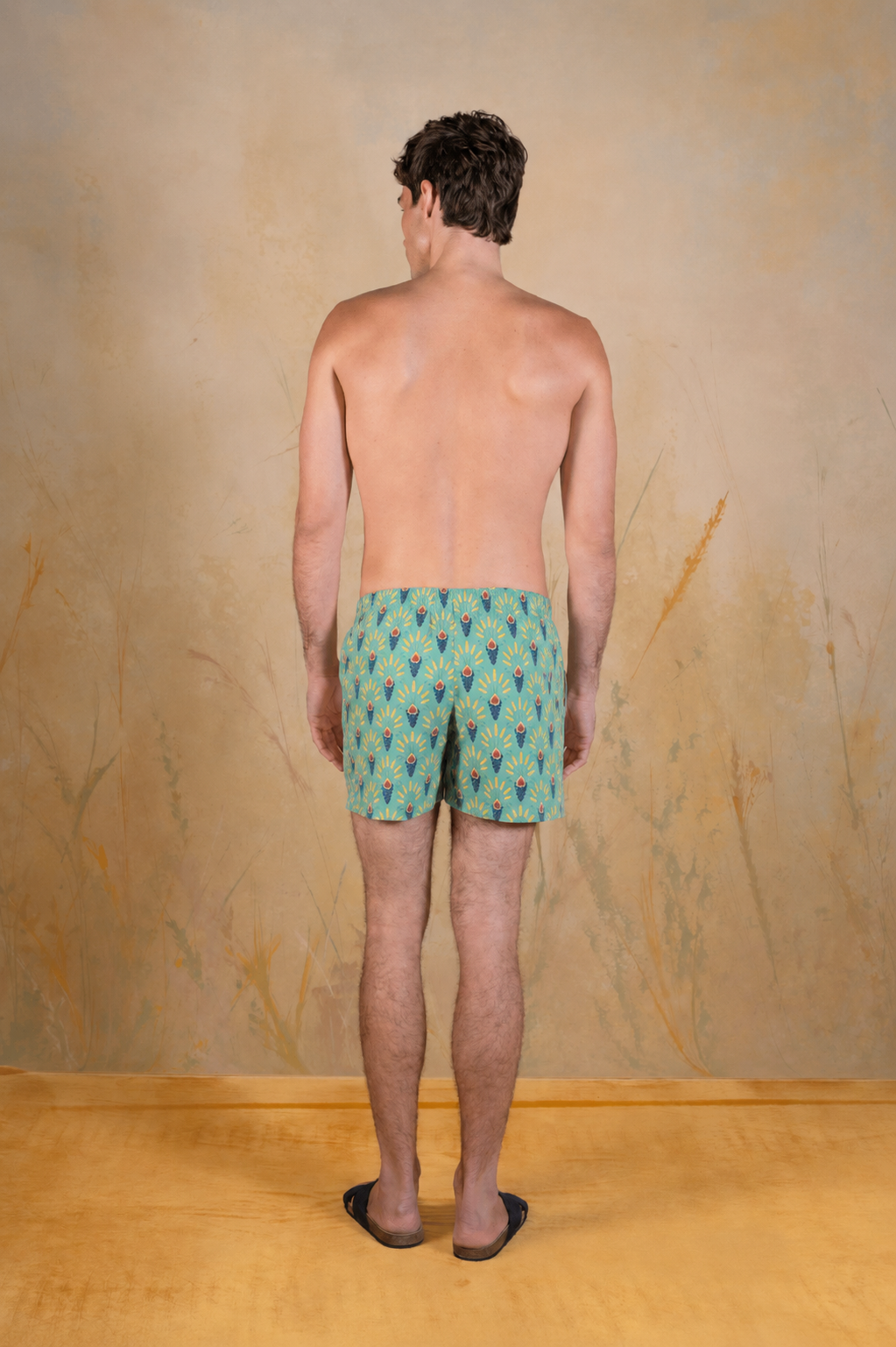 Proventus polyester swim trunks green