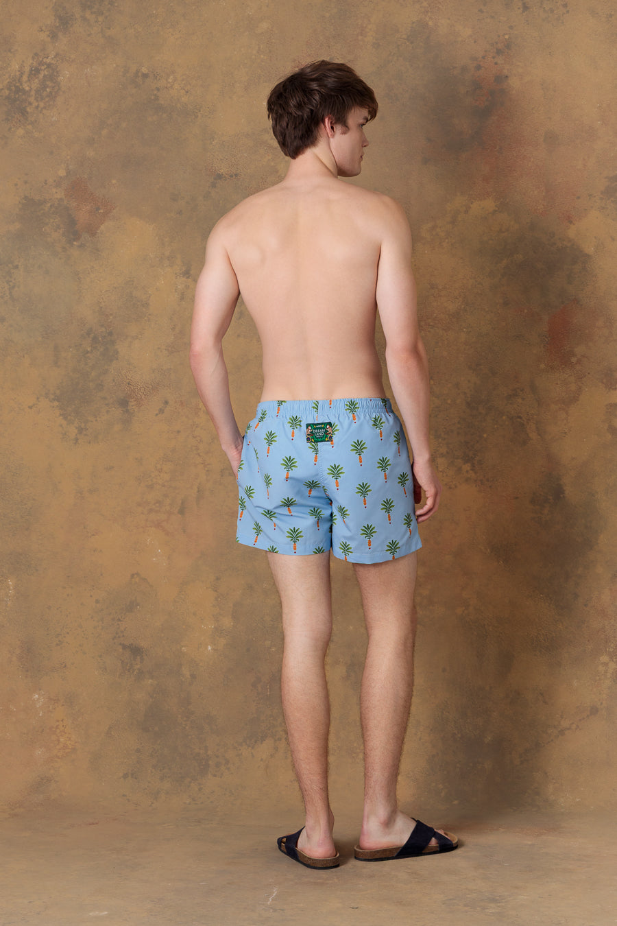 Bañador celeste para hombre orfeo