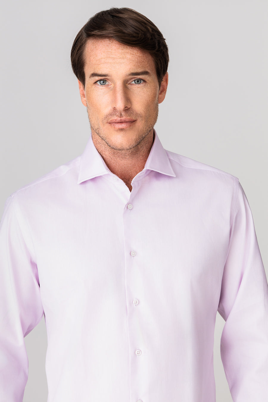 men’s cotton shirt lilac