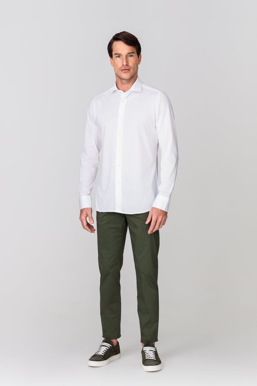 camisa algodón para hombre jersey