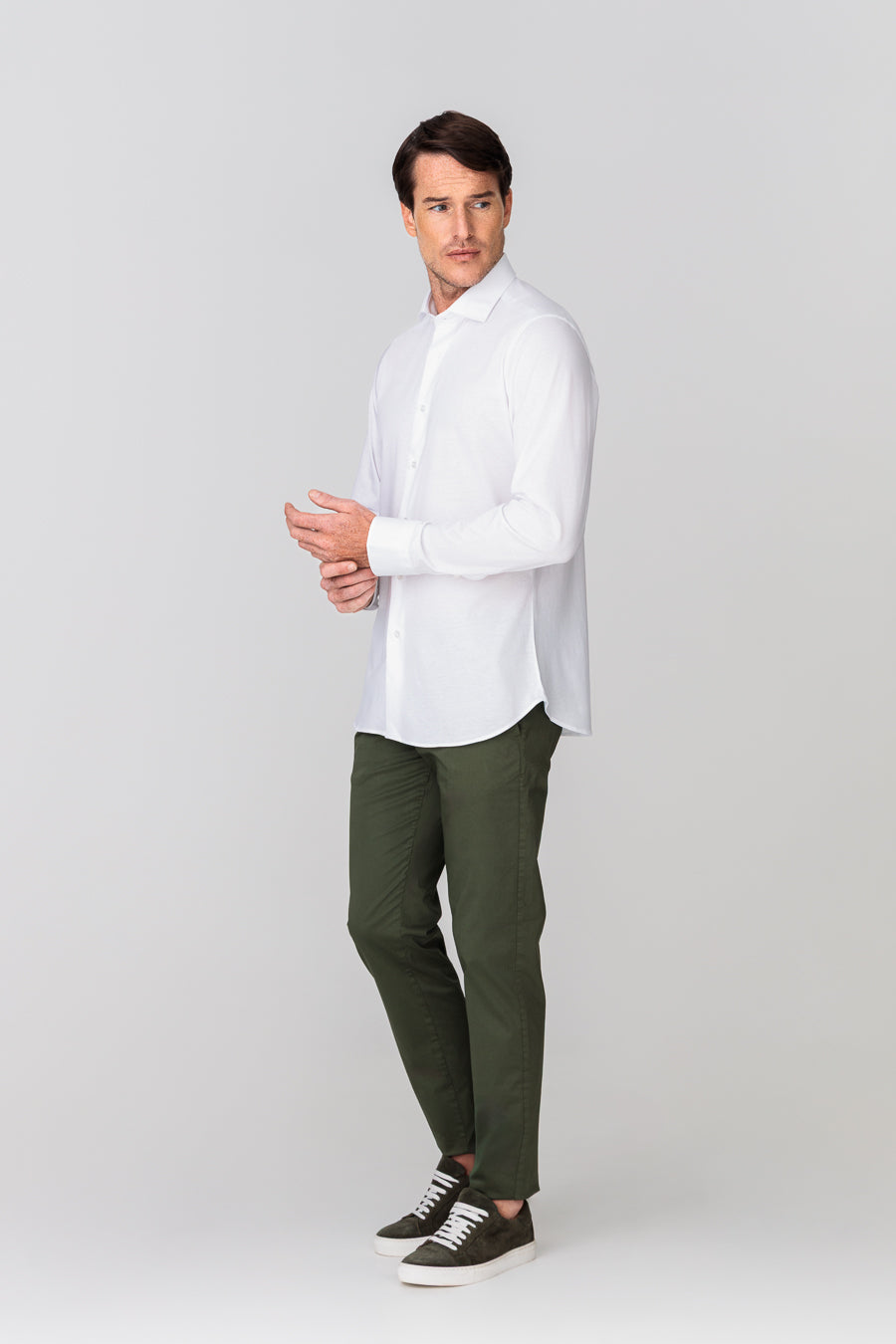 camisa algodón para hombre jersey
