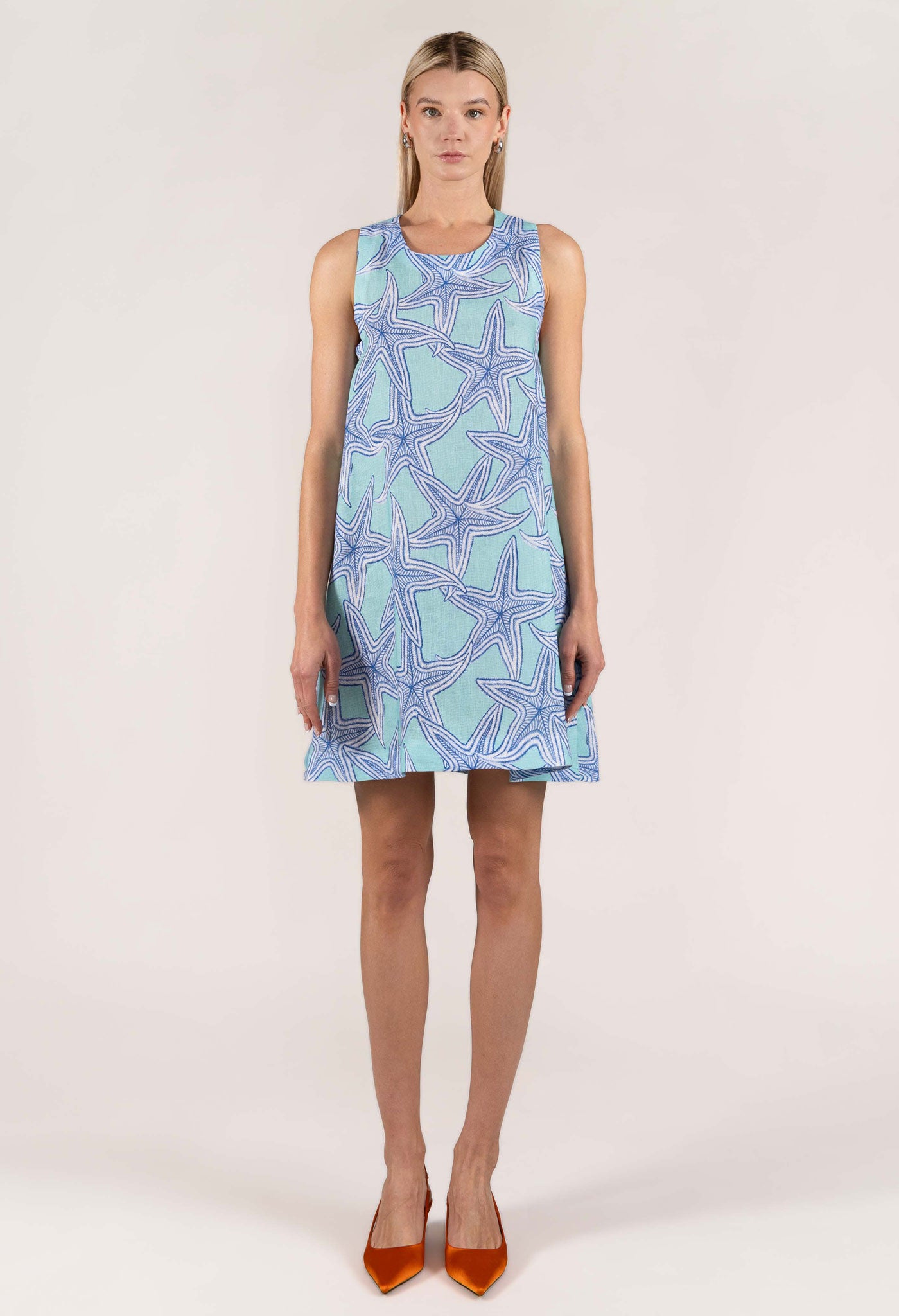 short turquoise stelle dress