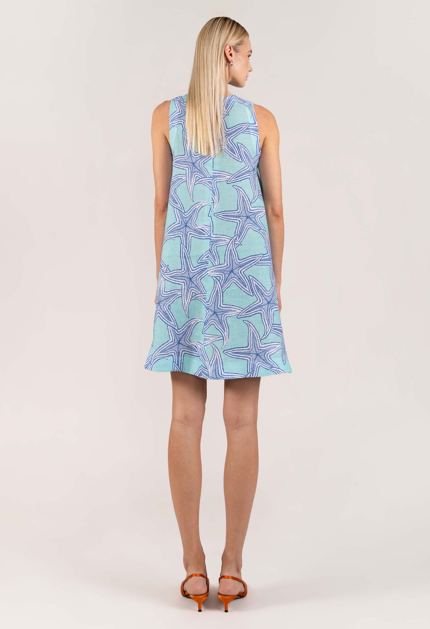 short turquoise stelle dress