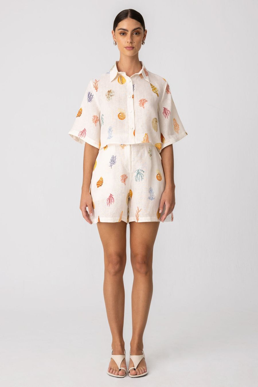 short de lino zuyder para mujer