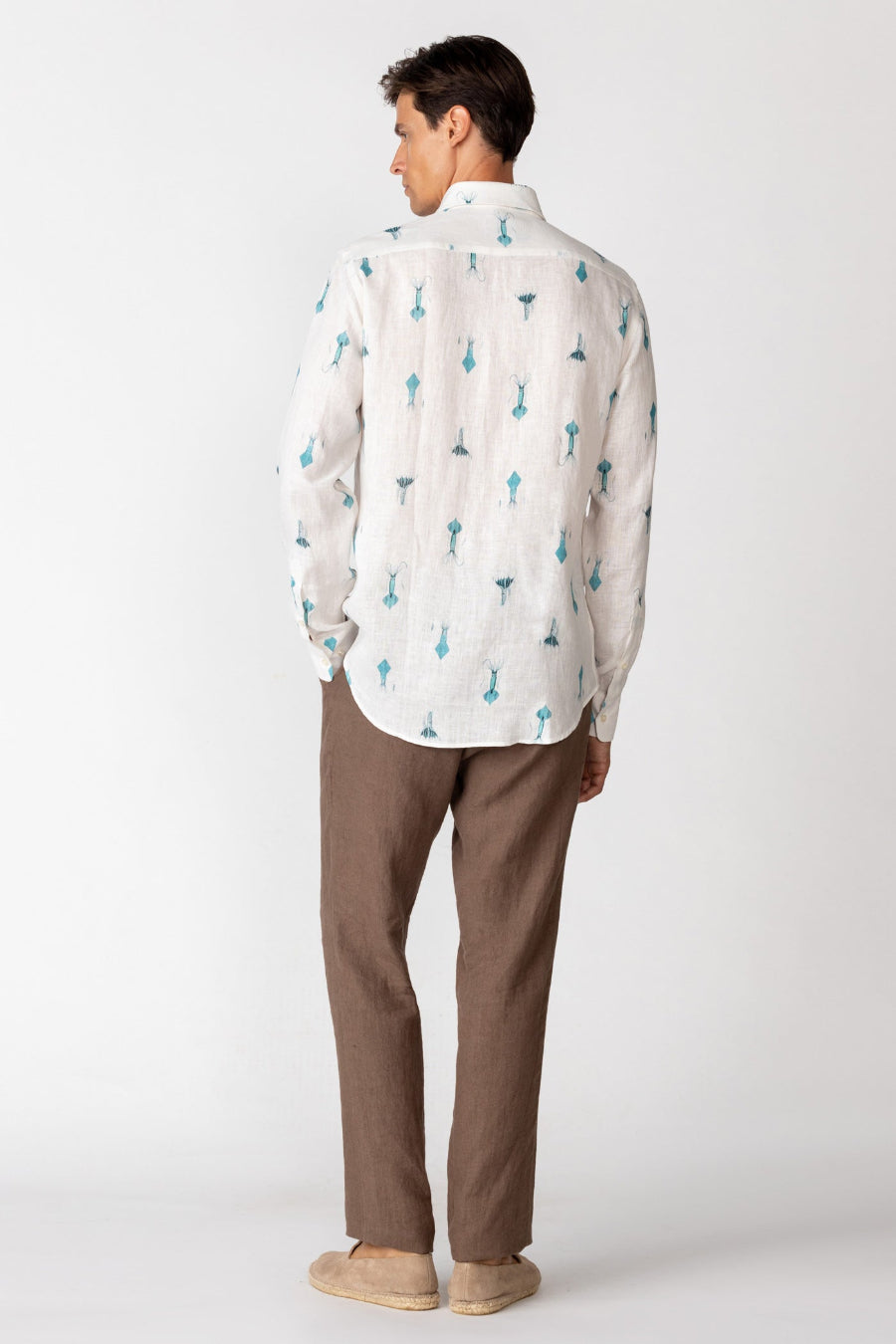 camisa lino para hombre verne