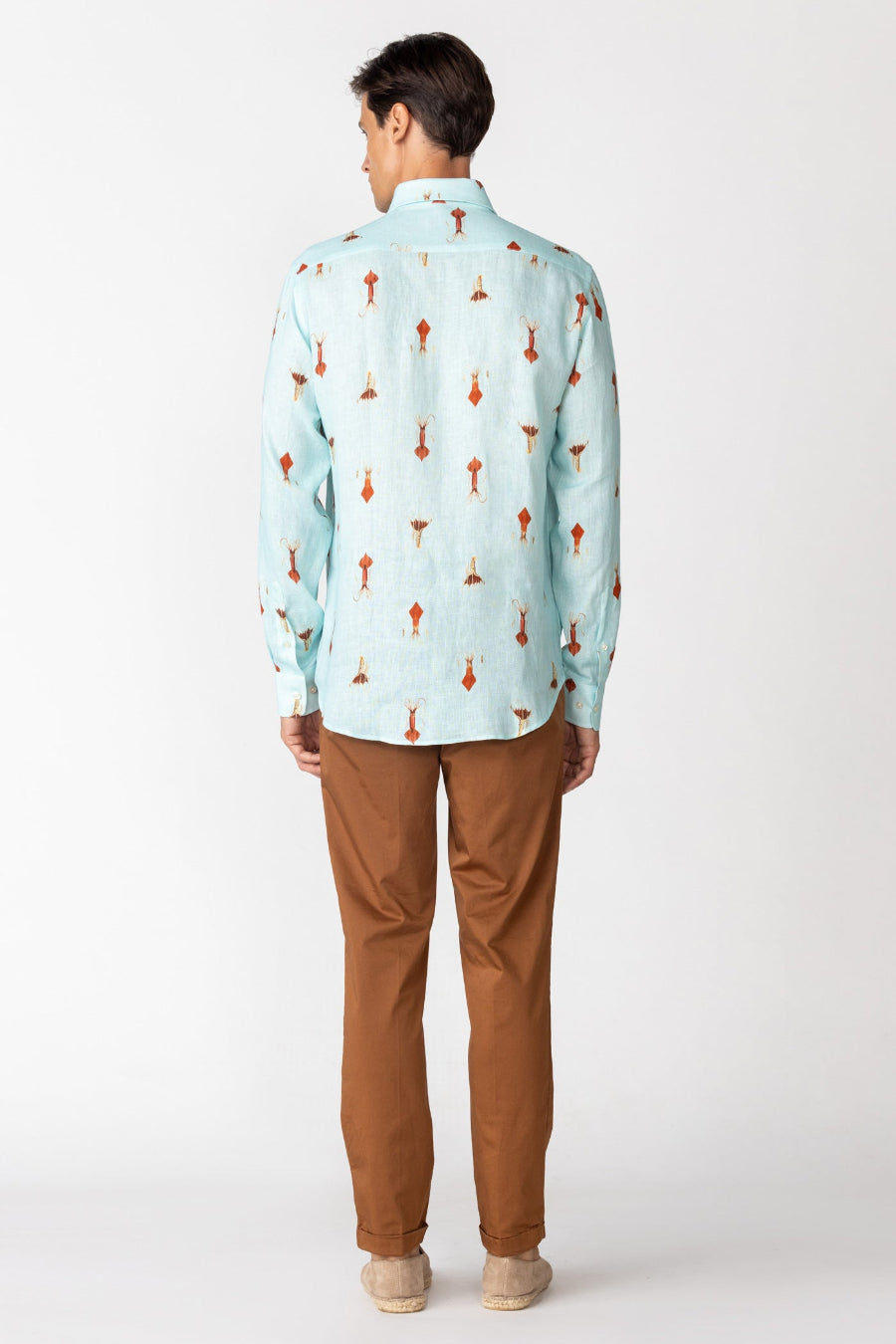 camisa lino para hombre verne