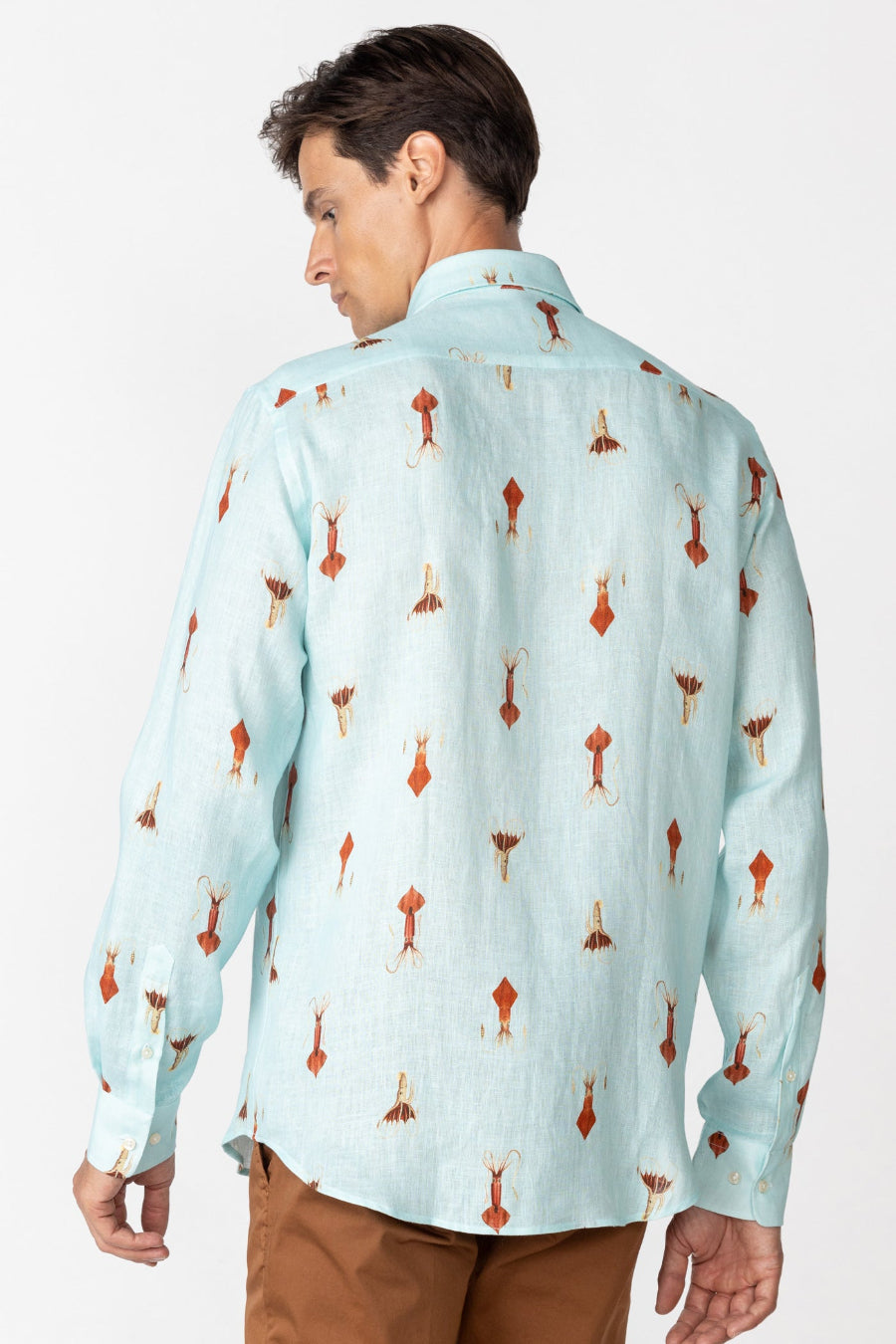 camisa lino para hombre verne