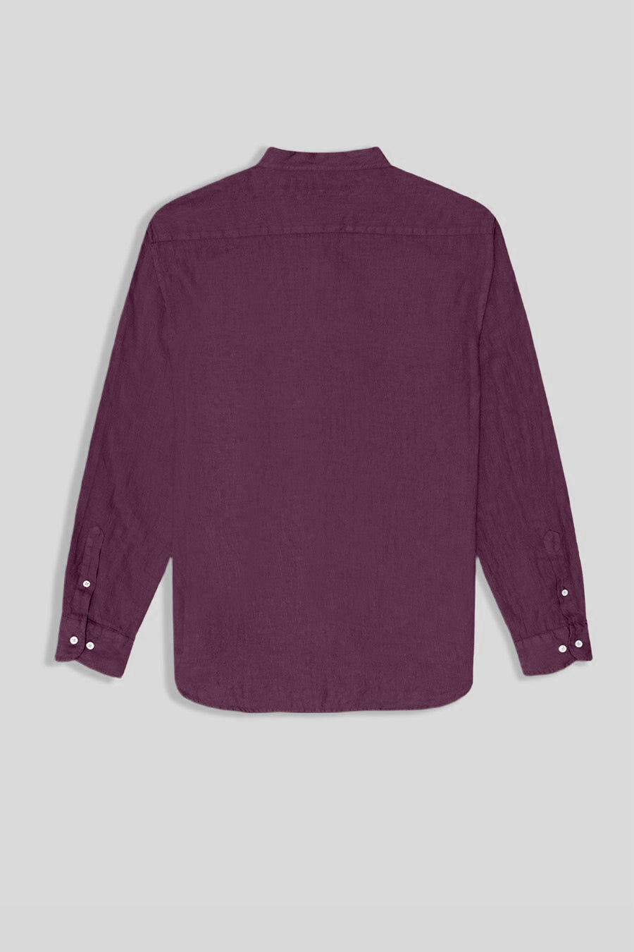Men's linen shirt mao amaranth