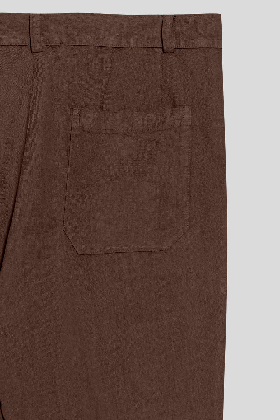 Pantalon de lino para hombre chocolate