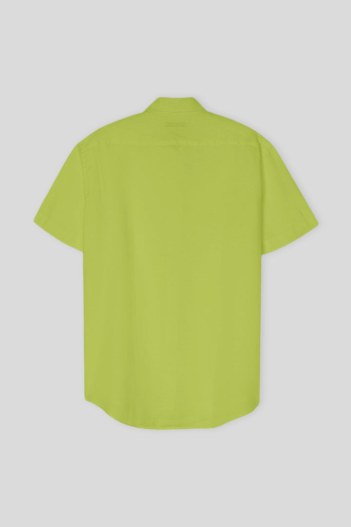 Camisa de lino para hombre lima