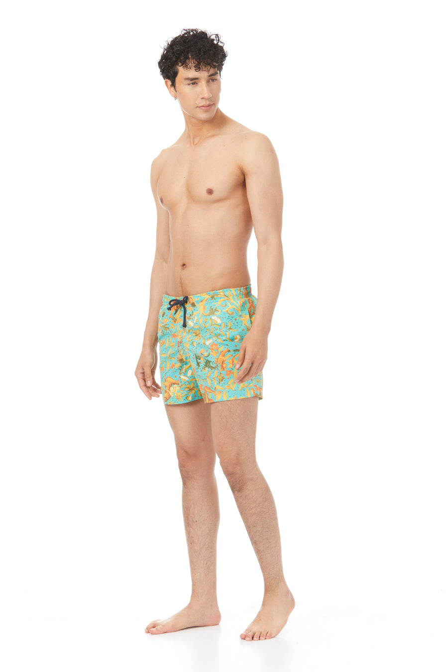 men’s lorenzo swim trunk turquoise