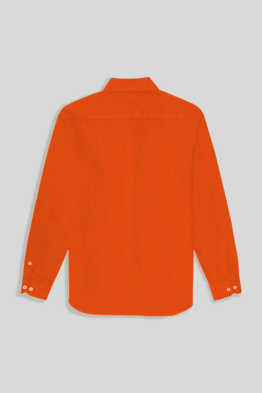 men’s linen shirt orange