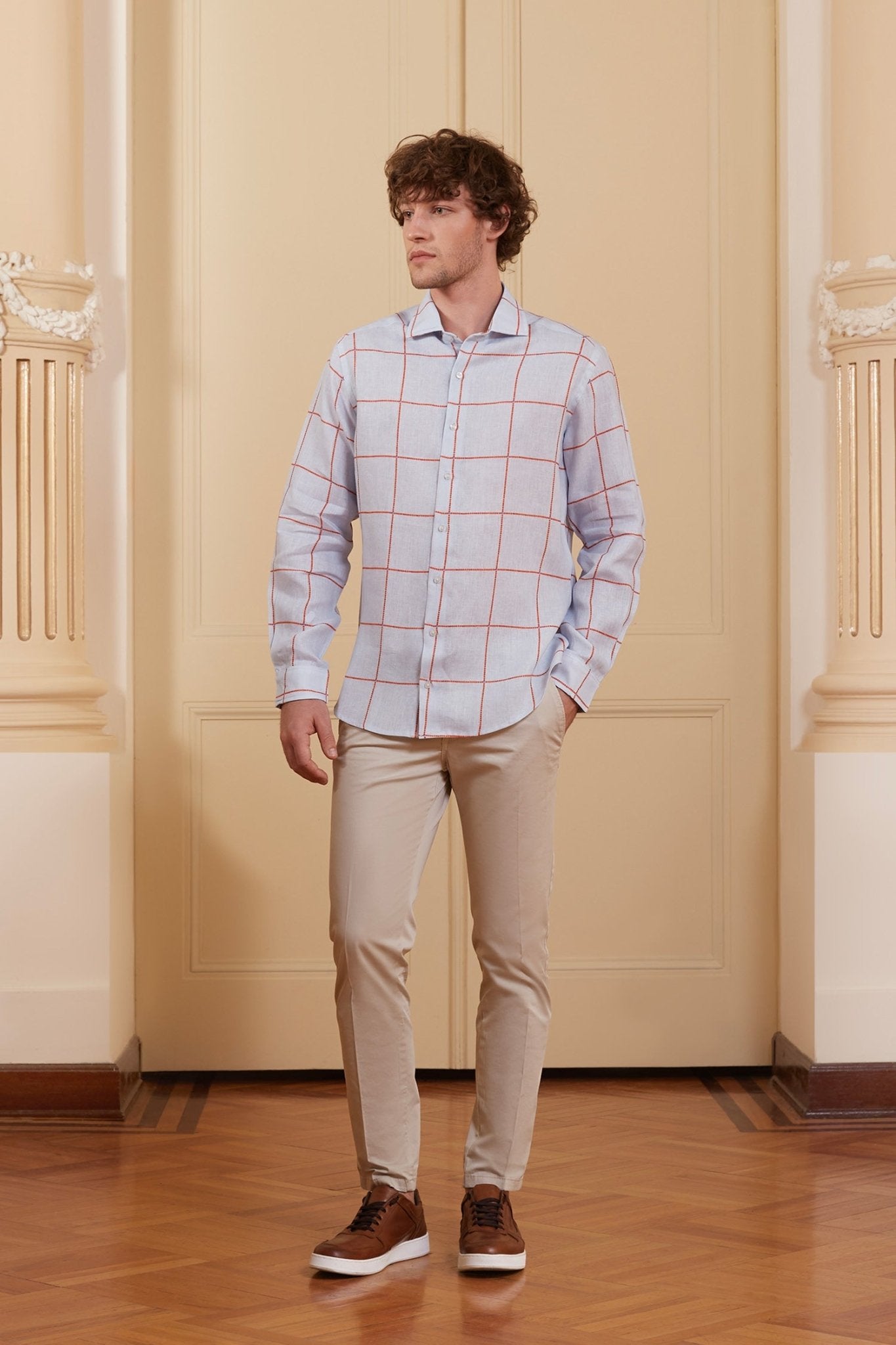 teselas shirt blue - soloio