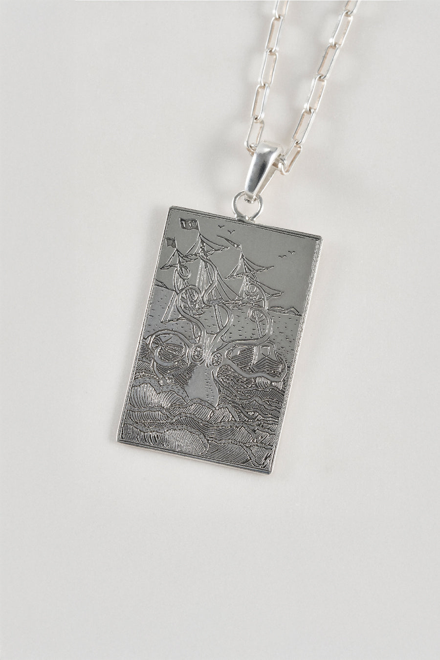 Cadena kraken plata