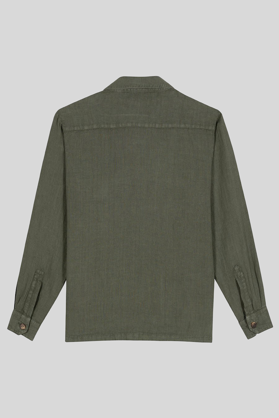 chaqueta de lino para hombre new sahara verde militar