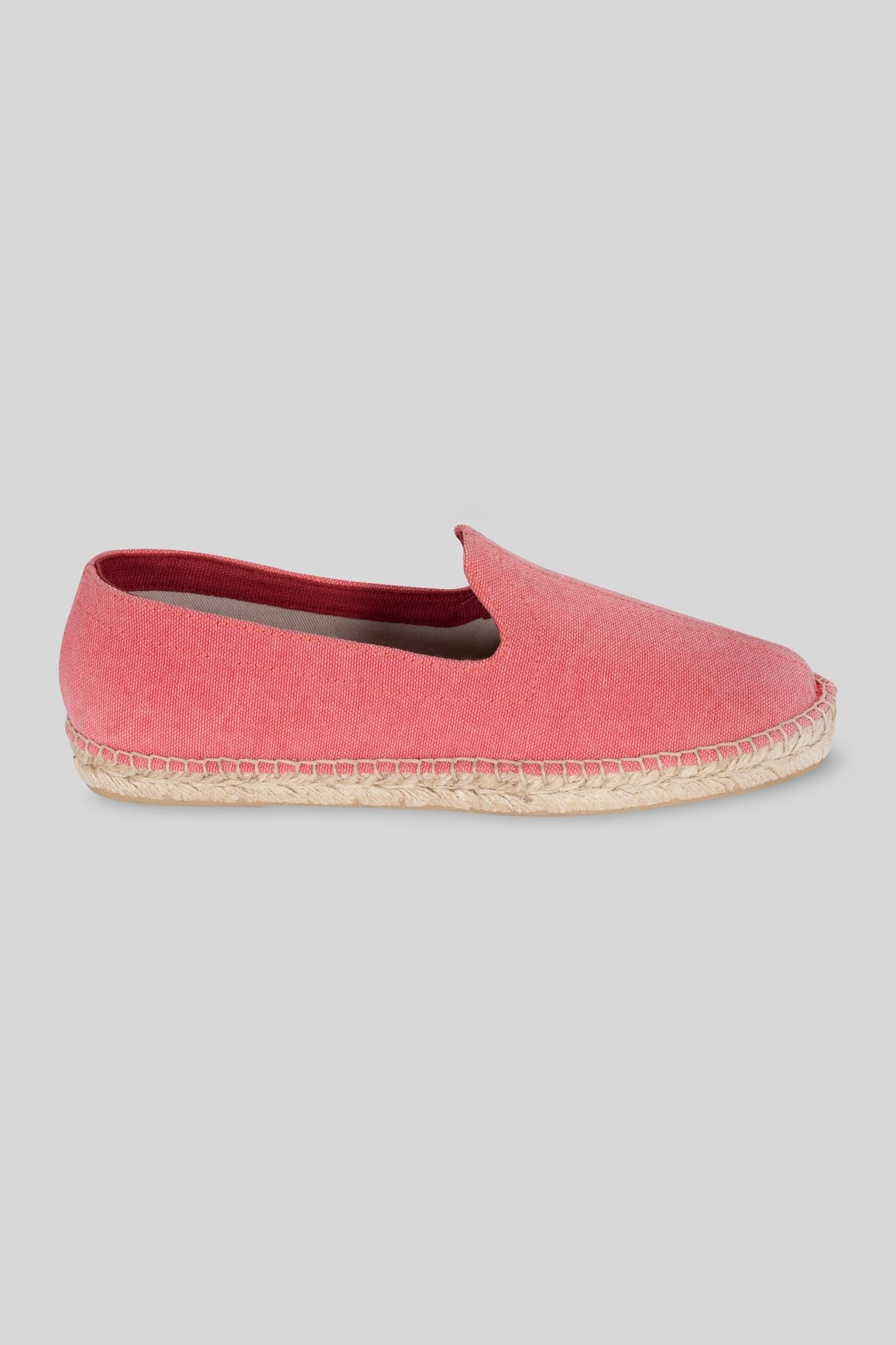 canvas espadrille coral - soloio