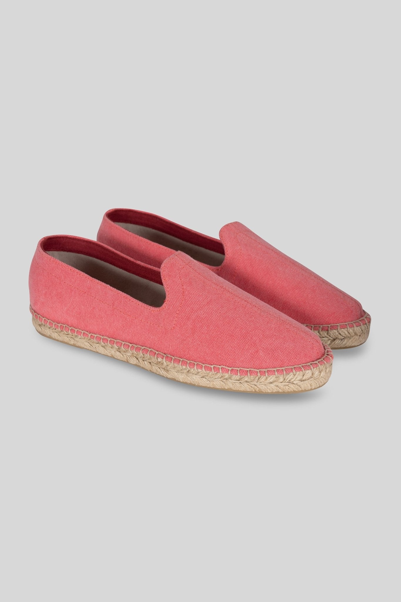 canvas espadrille coral - soloio