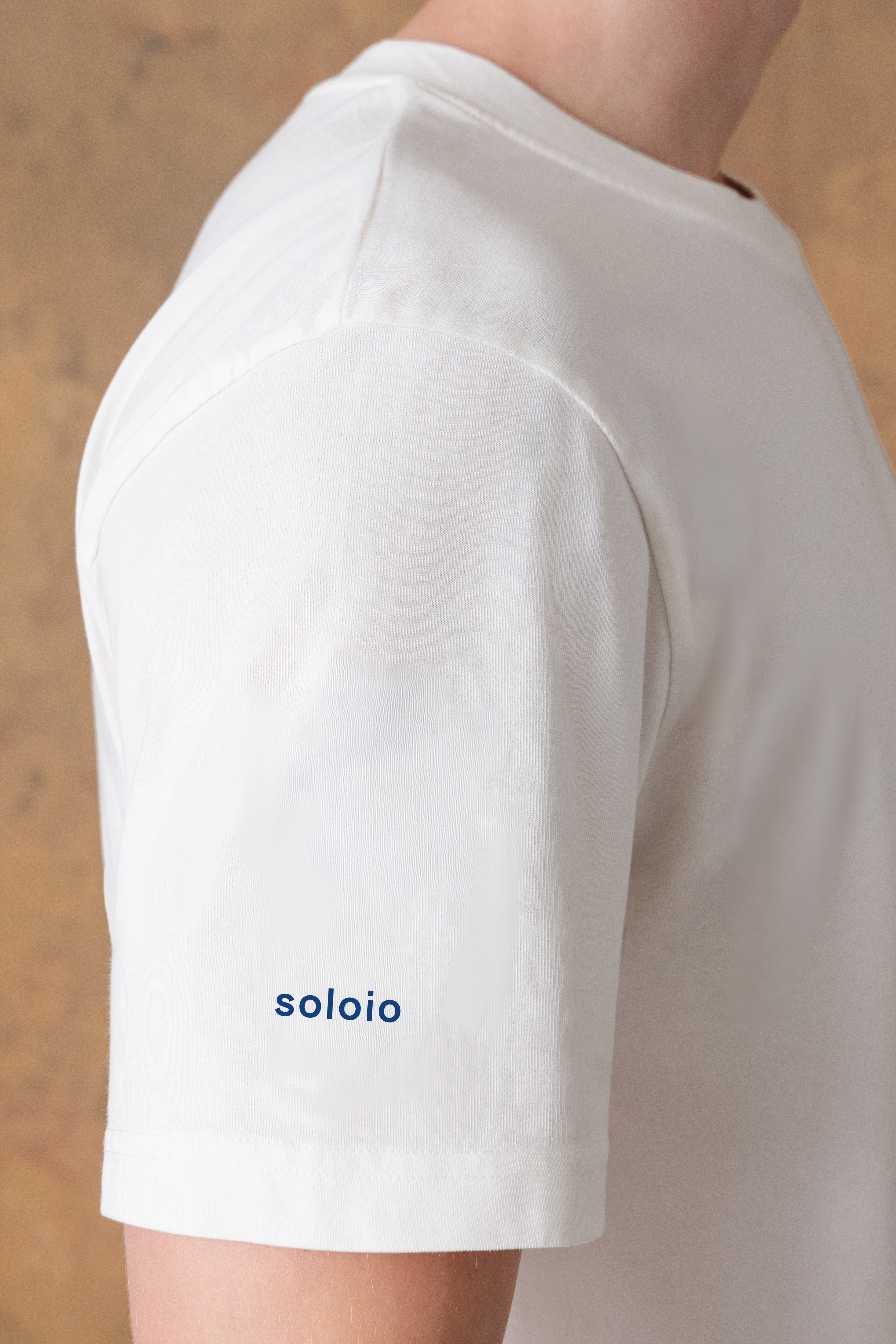 Men's cotton t-shirt teodor white