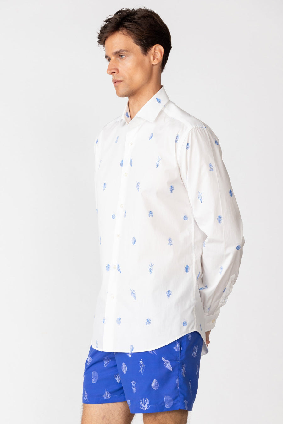 men’s cotton shirt white papuá3