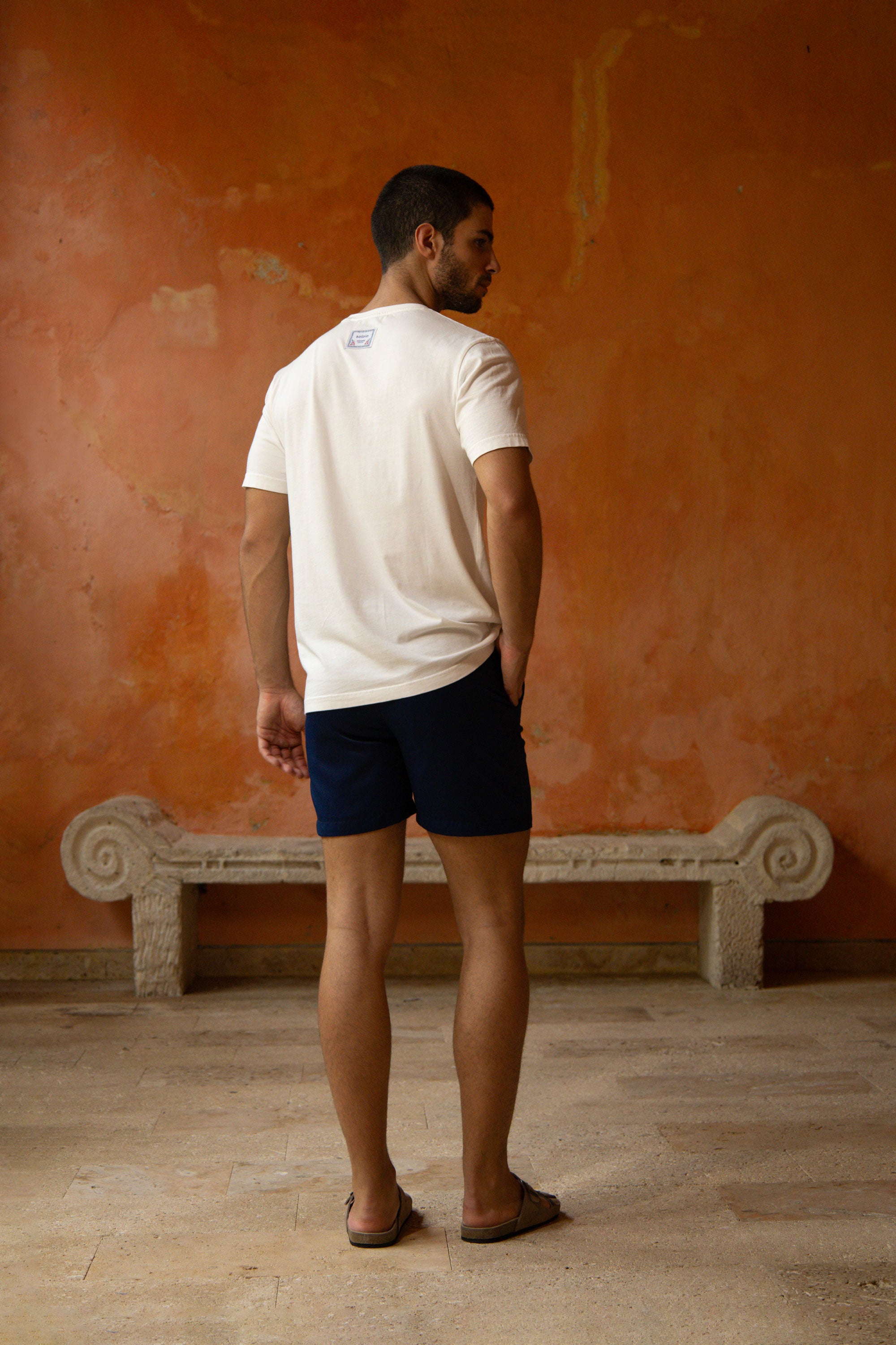men’s cotton t-shirt blue prosperita