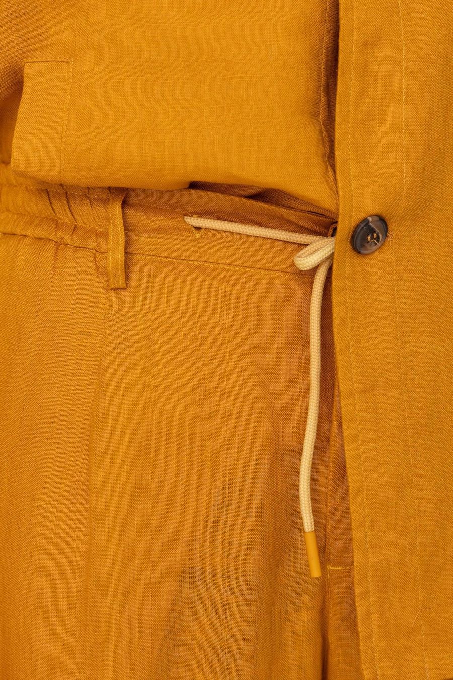 men’s linen pants yellow ulisse3