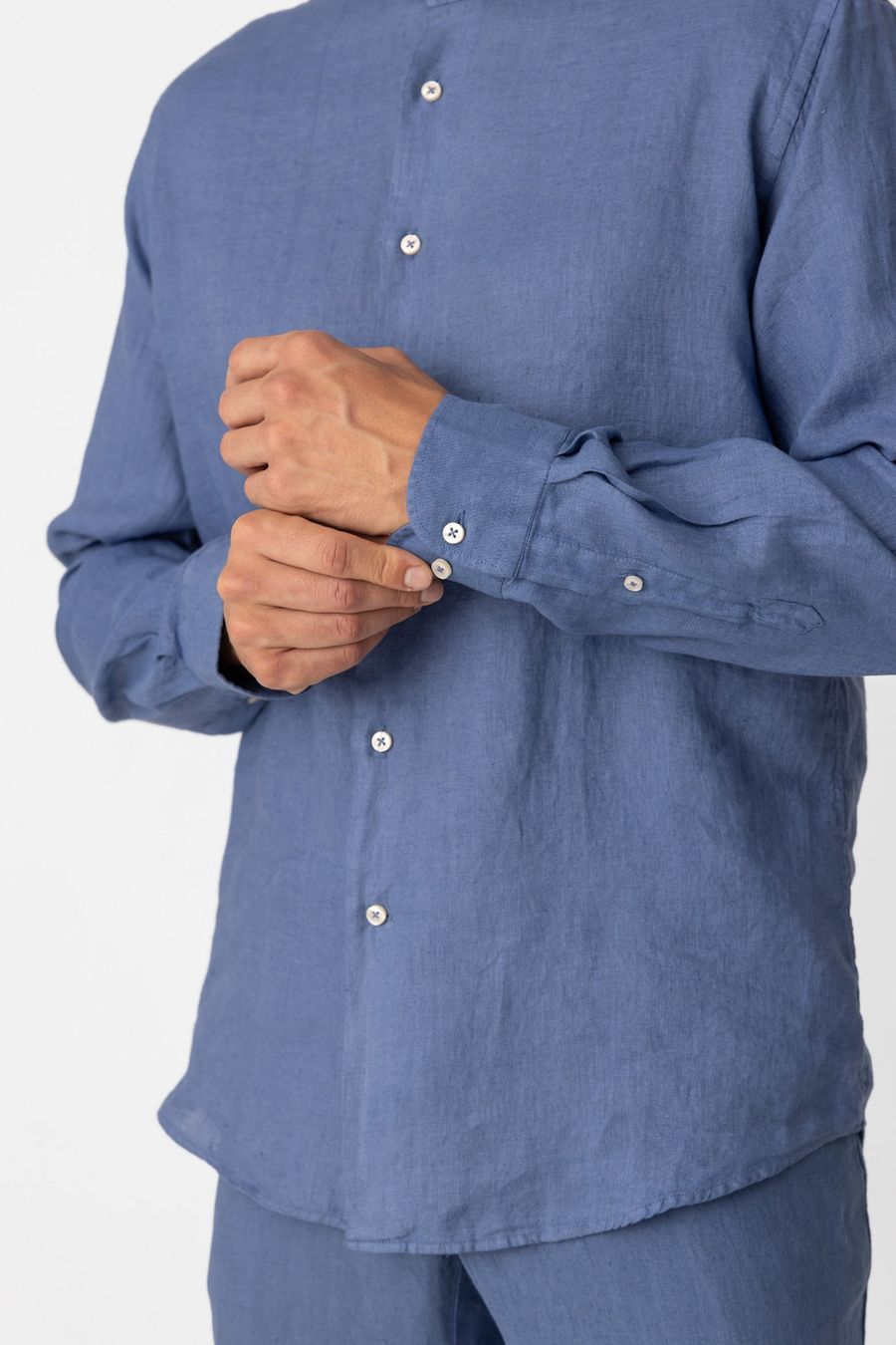 men’s linen shirt mao jeans basic3