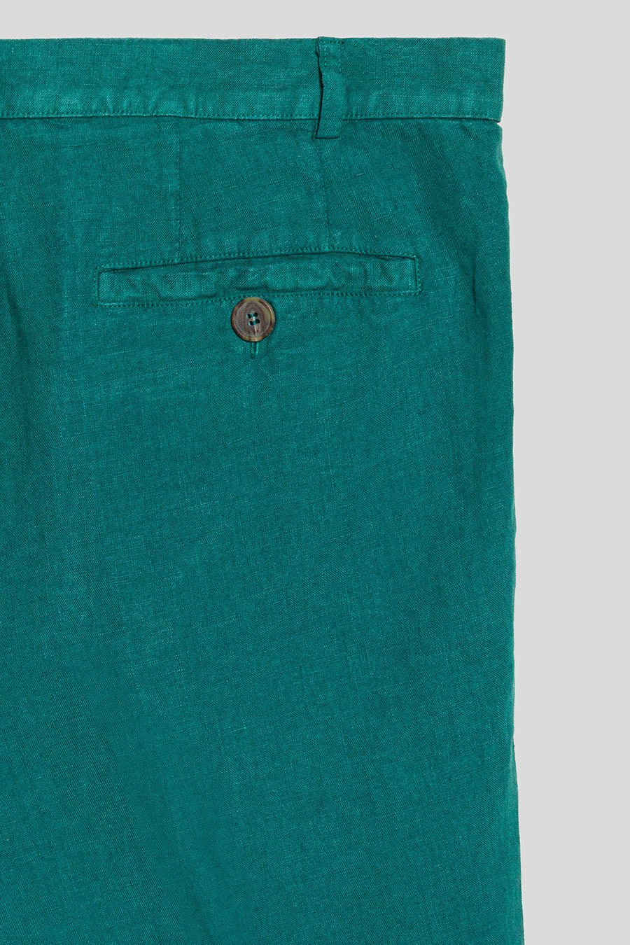 basic linen bermuda shorts alpes - soloio
