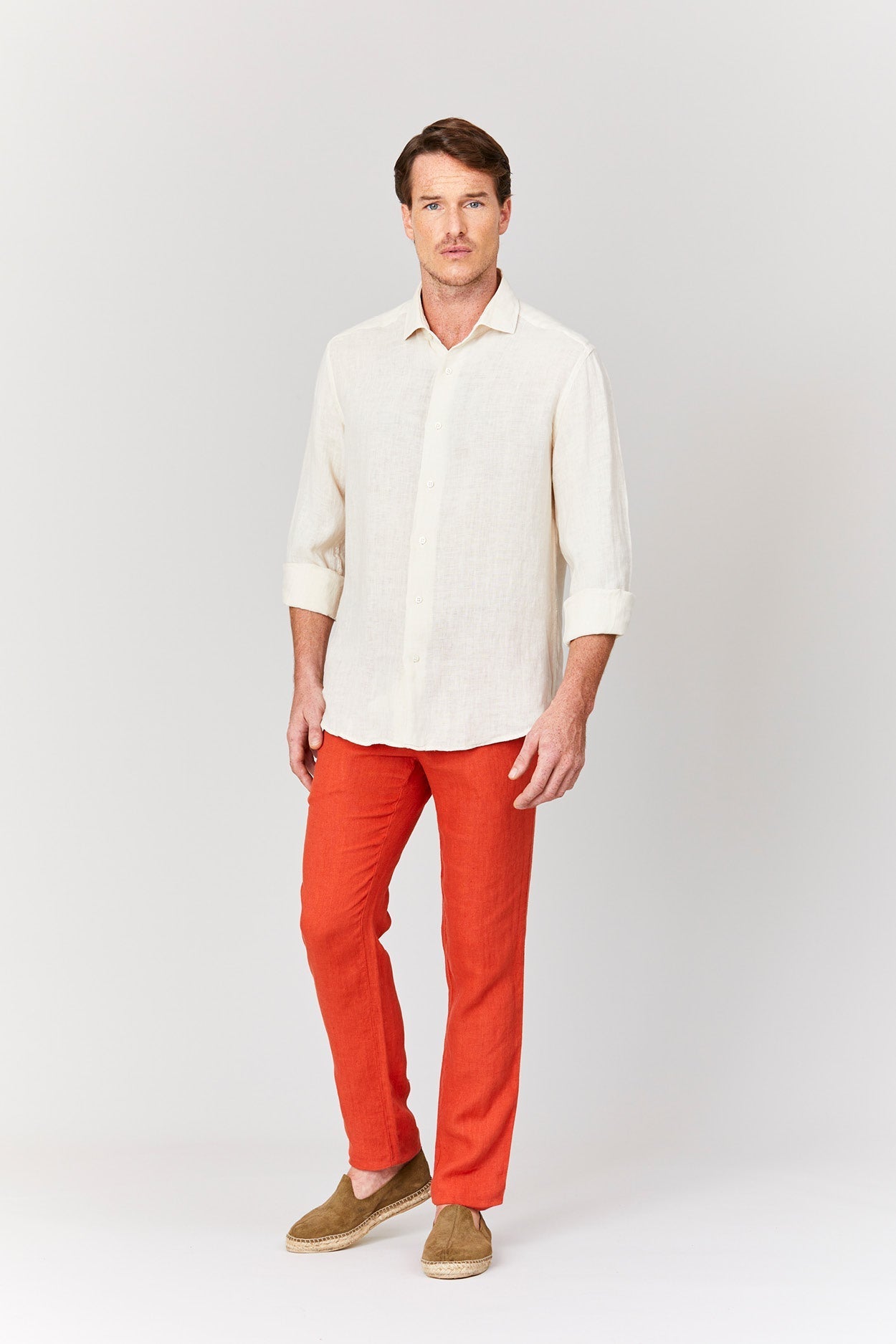 chili basic linen pants - soloio