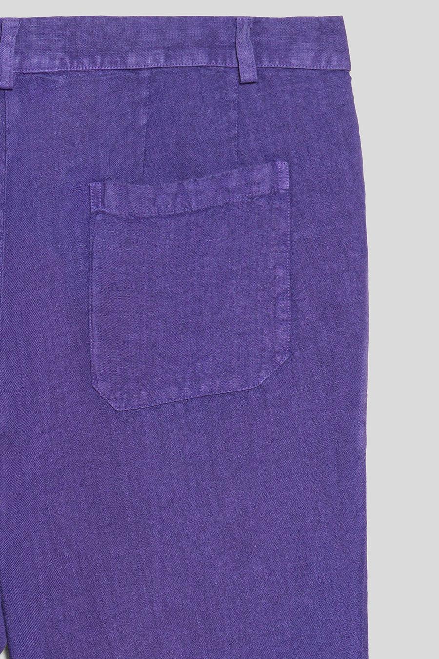 Men's linen pants grape donato