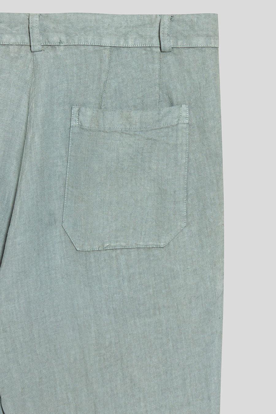 linen pants donato grey - soloio