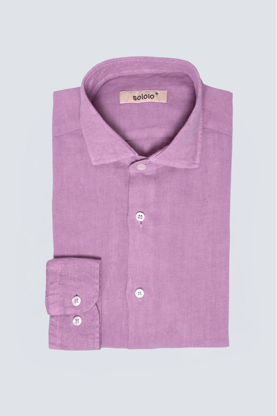 men’s linen shirt grape basic